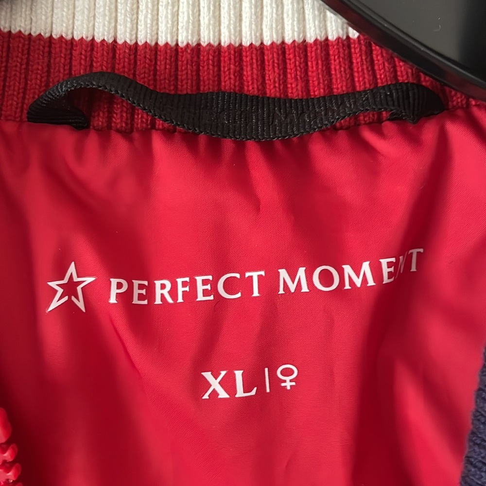 NWT ♥️ PERFECT MOMENT Rainbow Quilted Down Bomber Jacket - Picture 7 of 16